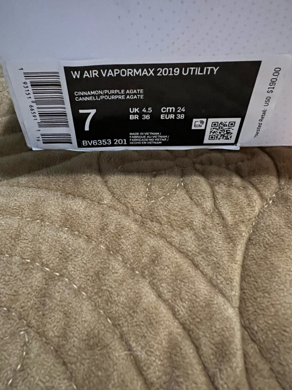 Women’s VaporMax Utility Slip-On Sneakers - Brown/Lilac - Picture 5 of 5